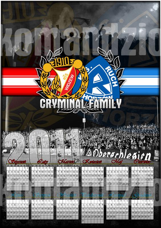 Kalendarz Criminal Family 